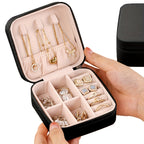 Zippered Travel Organizer Case for Jewelry - Mother's Day Gift