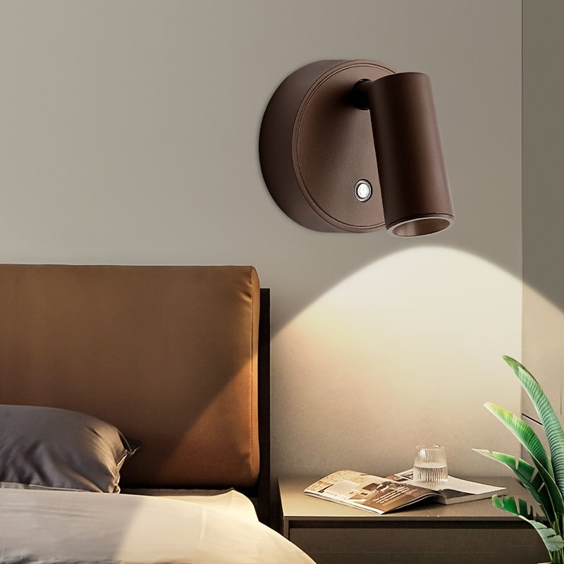 Wireless Touch-Controlled Wall Light with Rechargeable Magnetic Base