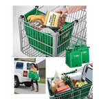 Reusable Shopping Bag Non-Woven Foldable Upright 33 lb Capacity