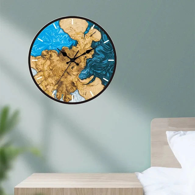 Wall Clock Transparent Acrylic Silent Quartz Movement