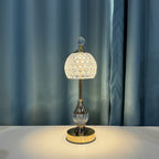 Rechargeable LED Bedside Lamp with Crystal Touch Control
