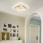 Geometric Flush Mount Ceiling Light – Modern Square LED Design