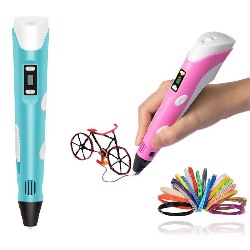 3D Printing Pen Odorless PLA & Adjustable Temperature