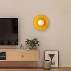 Ceiling and Wall Light Fixture with Central Glass Globe Design