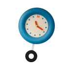 Serene Blue Pendulum Wall Clock - Stylish Minimalist Decor