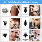 Grooming Kit 9D Floating Heads 6 in 1 Waterproof