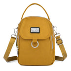 Handbag Ample Storage Multiple Zip Pockets Removable Strap