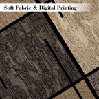 Modern Non-Slip Carpet | Washable Geometric Design Area Rug