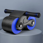 Ab Roller Non-Slip Wheel Automatic Rebound Adjustable Resistance