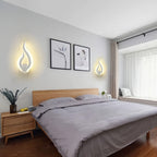 10W Warm White Wall Sconce with Modern Flame LED Design