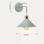 Industrial Wall Light Fixture - Modern Metal Sconce with Oil-Rubbed Finish