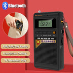 Portable Radio Full-Band Reception Bluetooth & TF Playback