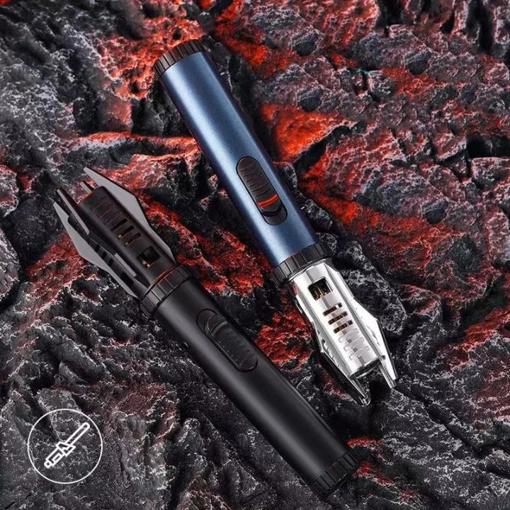 Lighter Windproof Arc Flame Refillable Butane