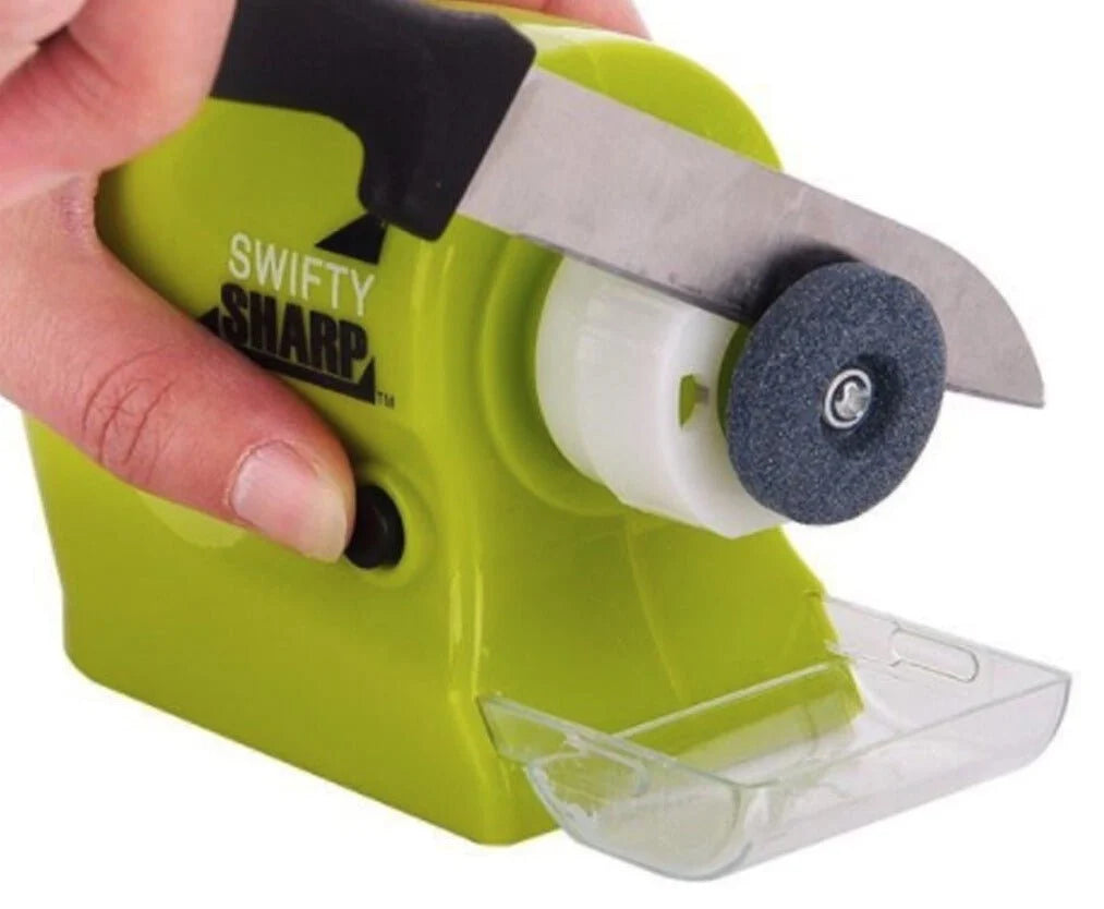 Electric Knife Sharpener Automatic Diamond Disc Non-Slip Base