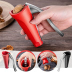 Kitchen Nutcracker Ergonomic One-Hand Aluminum Shell Catcher