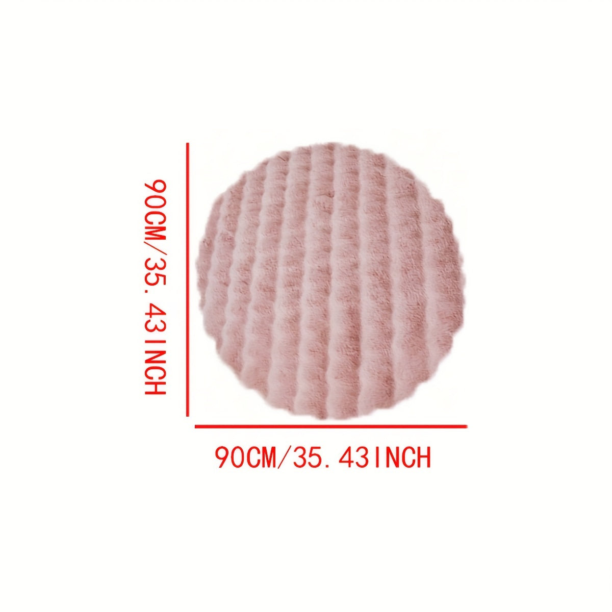 Soft Round Bubble Rug – Fluffy Circle Carpet for Cozy Spaces