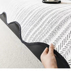 Machine Washable Durable Microfiber Herringbone Sofa Cover (Versatile Fit)