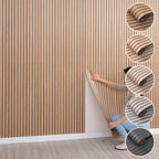 Embossed 3D Wood-Look Self-Adhesive Wall Sticker