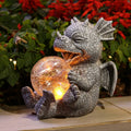 LED Desk Lamp with Dragon Guardian Design