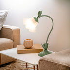 USB Powered Table Lamp with Floral Design