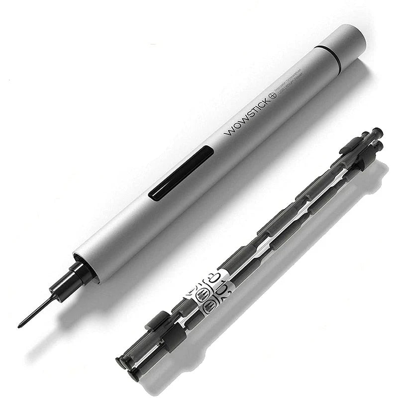 Cordless Electric Screwdriver Pen-Shaped 20 Bits & Case