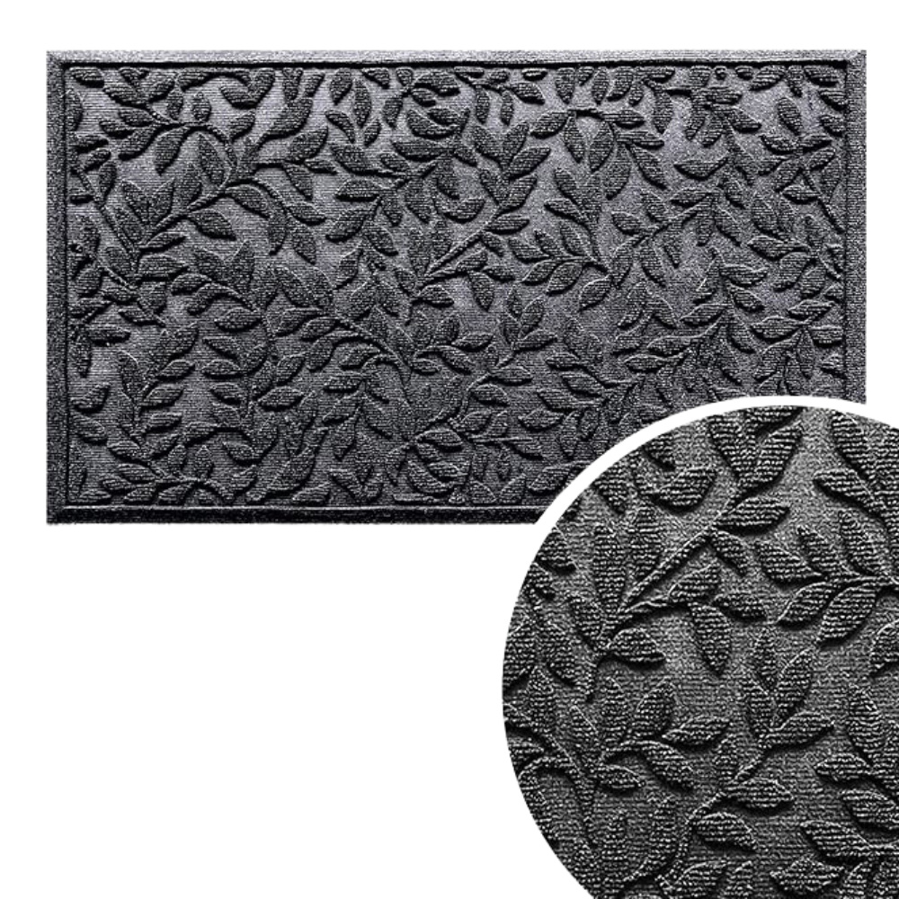 Non-Slip Doormat with Raised Pattern for Enhanced Traction