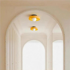 Ceiling and Wall Light Fixture with Central Glass Globe Design