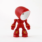 Adjustable Head LED Table Lamp in Robot Design – Plastic Construction