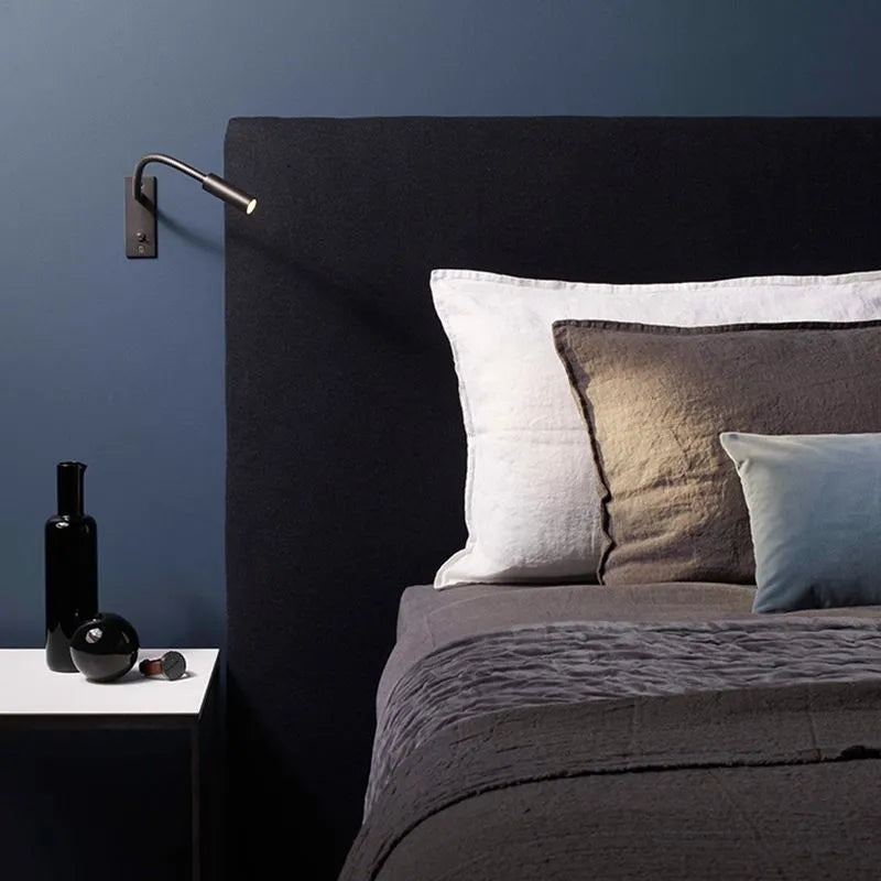 Flexible Bedside Lamp with Adjustable LED Light for Reading