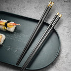 Chic Stainless Steel Chopstick Collection