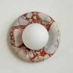 Elegant Indoor LED Wall Light Fixture - Modern Marble Sconce