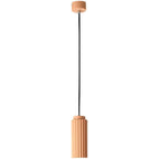 Elegant Ribbed White Pendant Light for Stylish Kitchens
