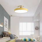 Stylish Dual-Tone LED Ceiling Fixture with Remote Dimming