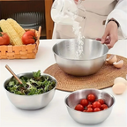ElegantNest 5-Piece Stainless Steel Mixing Bowl Set