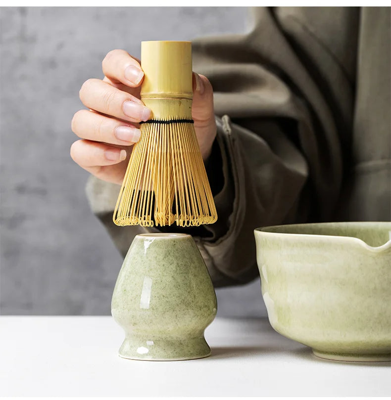ZenBrew Japanese Matcha Tea Set: Bowl, Whisk & Essentials