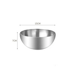 ElegantNest 5-Piece Stainless Steel Mixing Bowl Set