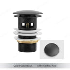 Pop-Up Drain Plug Brass & Stainless Set of 2