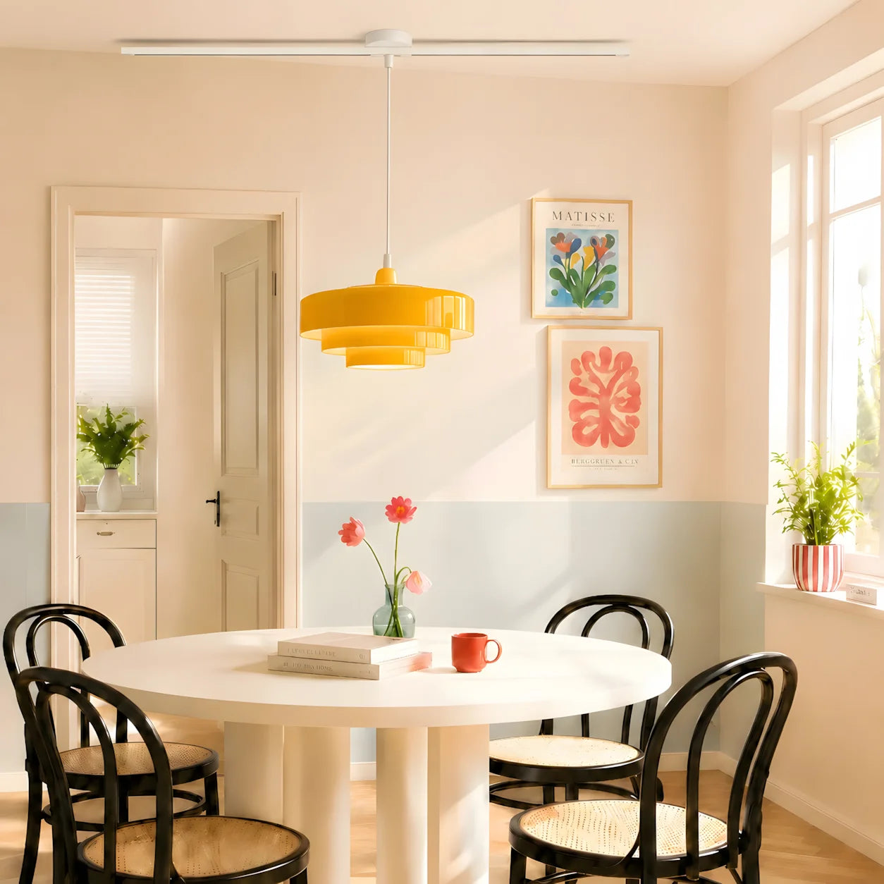 Rotatable & Movable Aluminum Ceiling Track (100 cm)