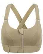 Sports Bra High Impact Front Zip & Adjustable Straps