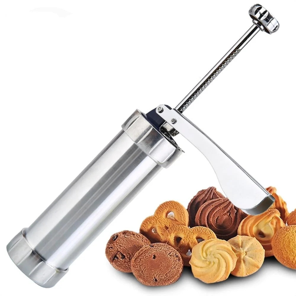 Cookie Press One-Press Ergonomic 10 Or 20 Shapes