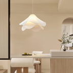 Height-Adjustable Fabric Shade 3000K LED Pendant Lamp
