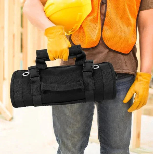 Roll-Up Tool Bag Oxford Fabric & Waterproof Zippers