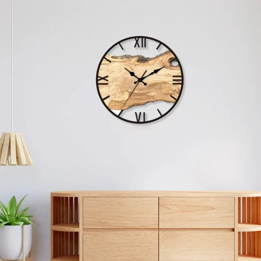 Wall Clock Transparent Acrylic Silent Quartz Movement