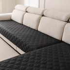 Non-Slip Embossed Polyester Sofa Cover (2-Piece Set)