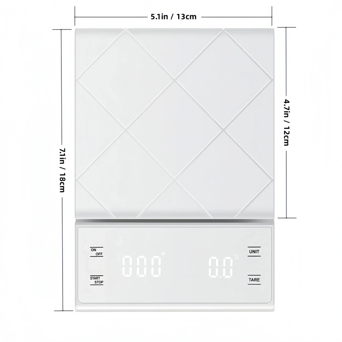 Digital Kitchen Scale High-Precision Tare & Timer