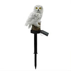Solar-Powered Dusk-to-Dawn Weatherproof Garden Stake Light (Owl-Shaped)