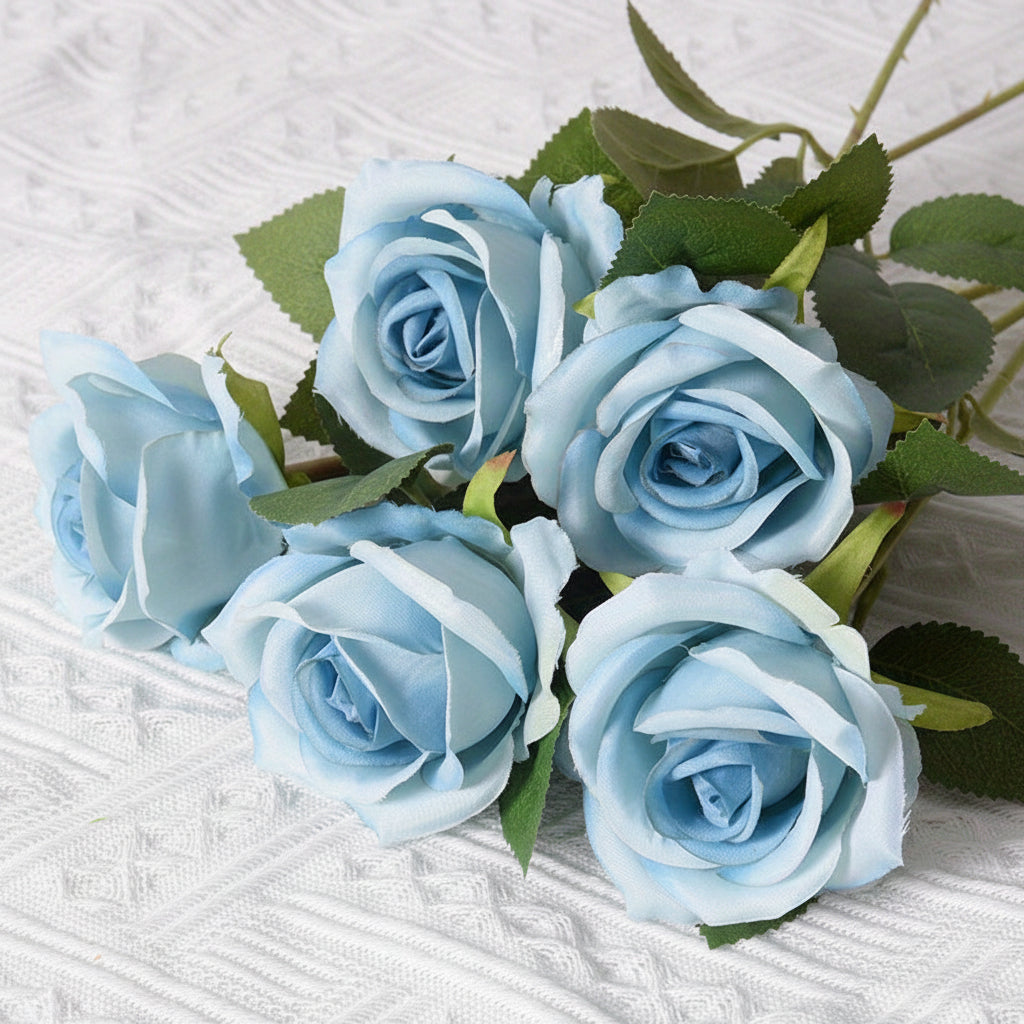 Red Rose Bouquet - Artificial Floral Arrangement for Mother's Day Decor