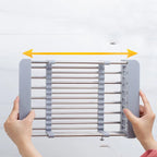Over-Sink Dish Drainer Adjustable Stainless Steel & Non-Slip