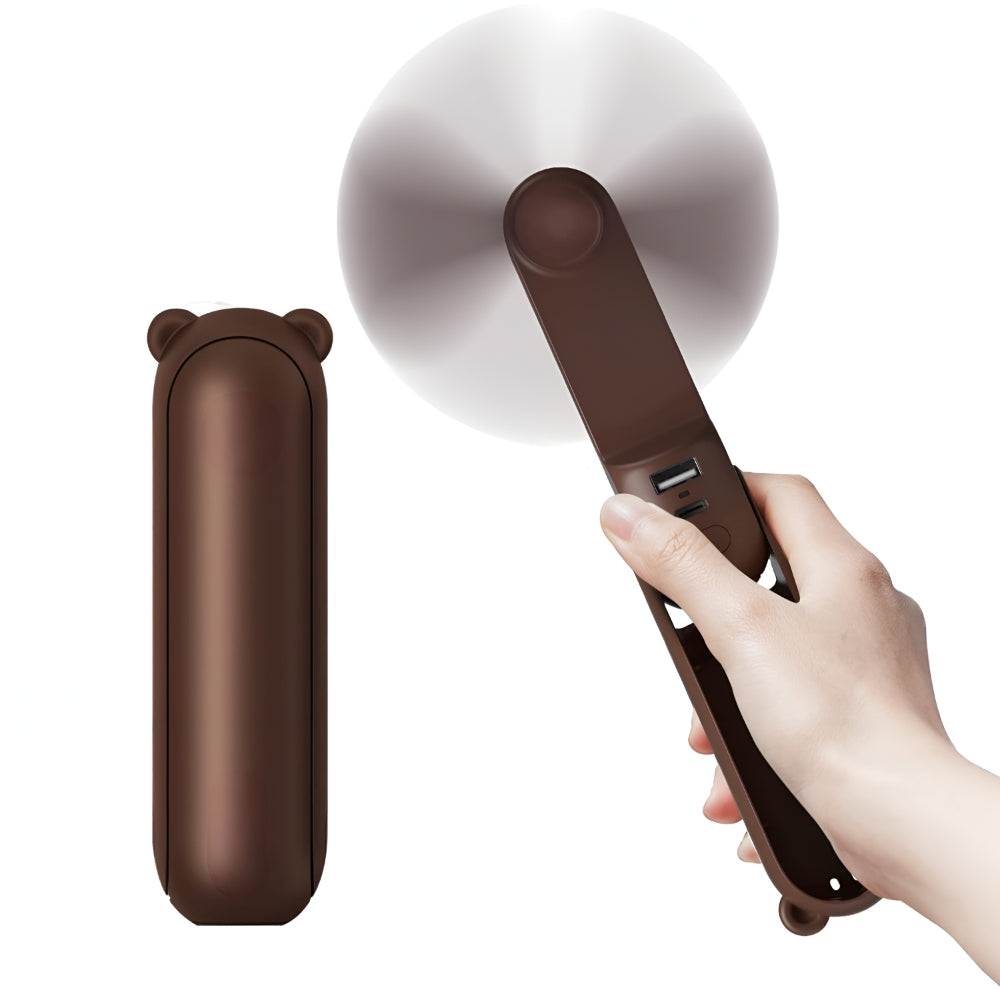 Pocket-Sized USB Rechargeable Handheld Cooling Fan