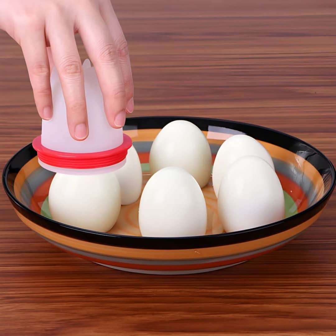 Egg Cooker Set Pour-In BPA-Free Silicone Dishwasher Safe